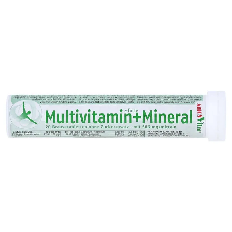Tablete efervescente multivitamine+minerale Soma 20 St — preț și oferte