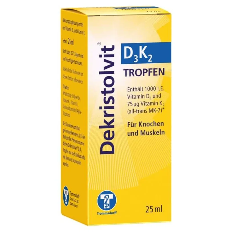 Dekristolvit D3K2 picături 25 ml — preț și oferte