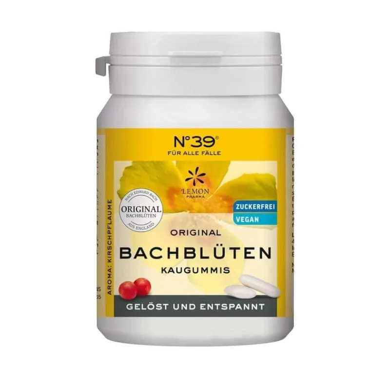 Lemon Pharma N°39 Gumă de mestecat cu flori de Bach 40 St — preț și oferte