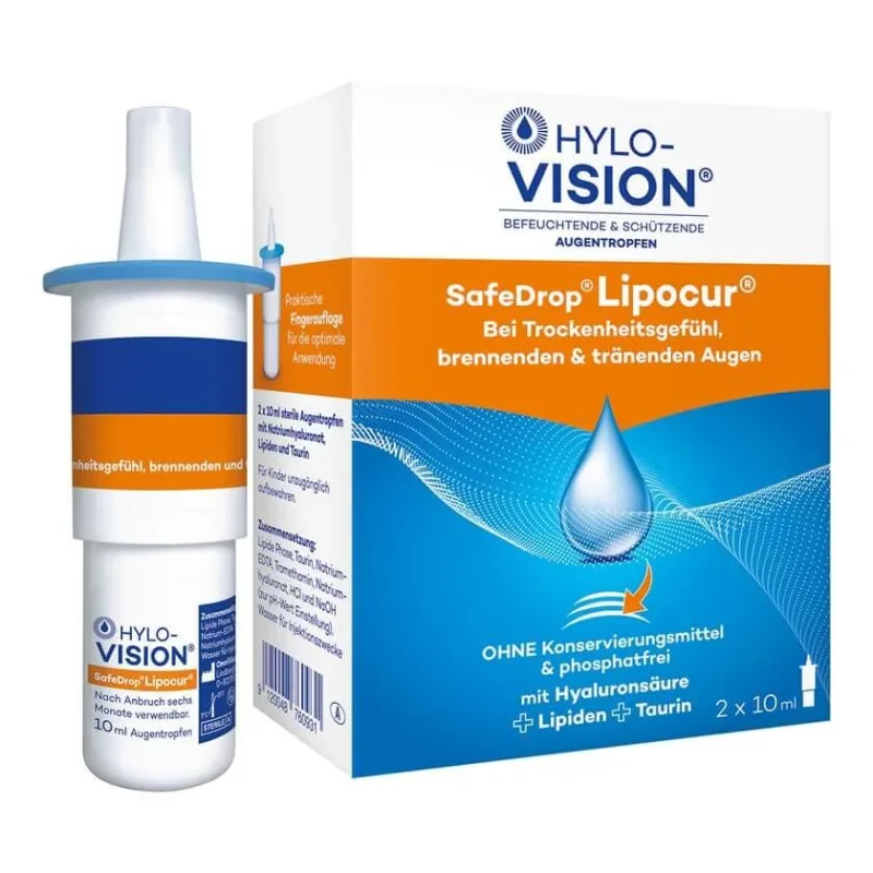 Hylo-Vision SafeDrop Lipocur 2X10 ml — preț și oferte