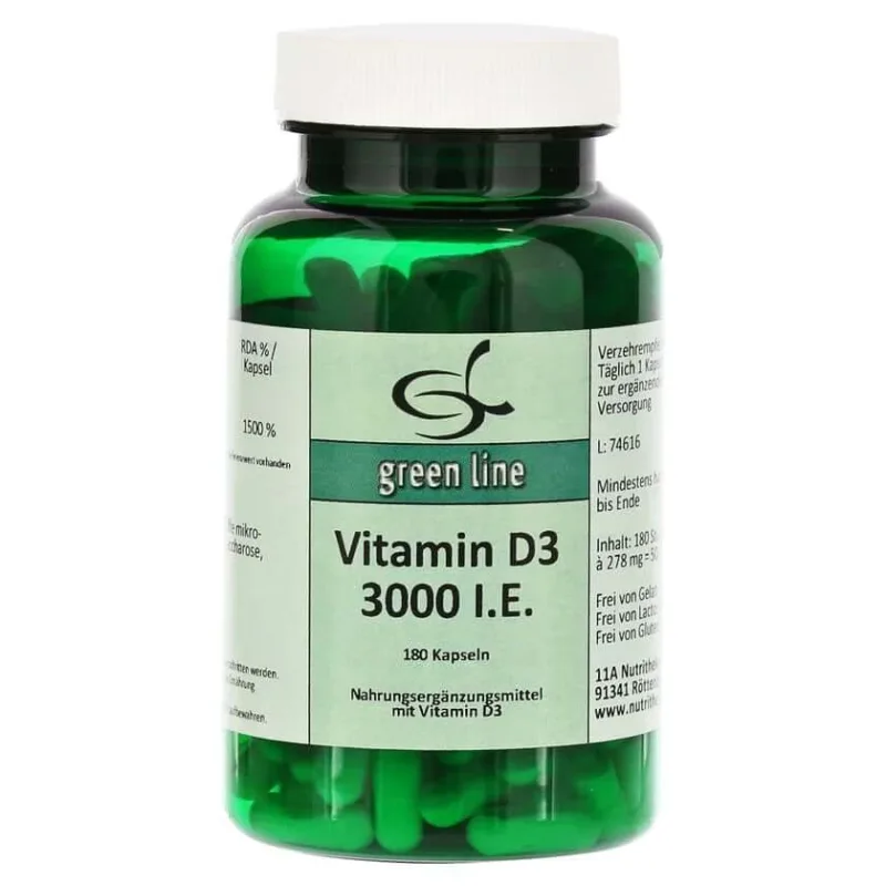 Vitamina D3 3,000 U.I. Capsule 180 Capsule — preț și oferte