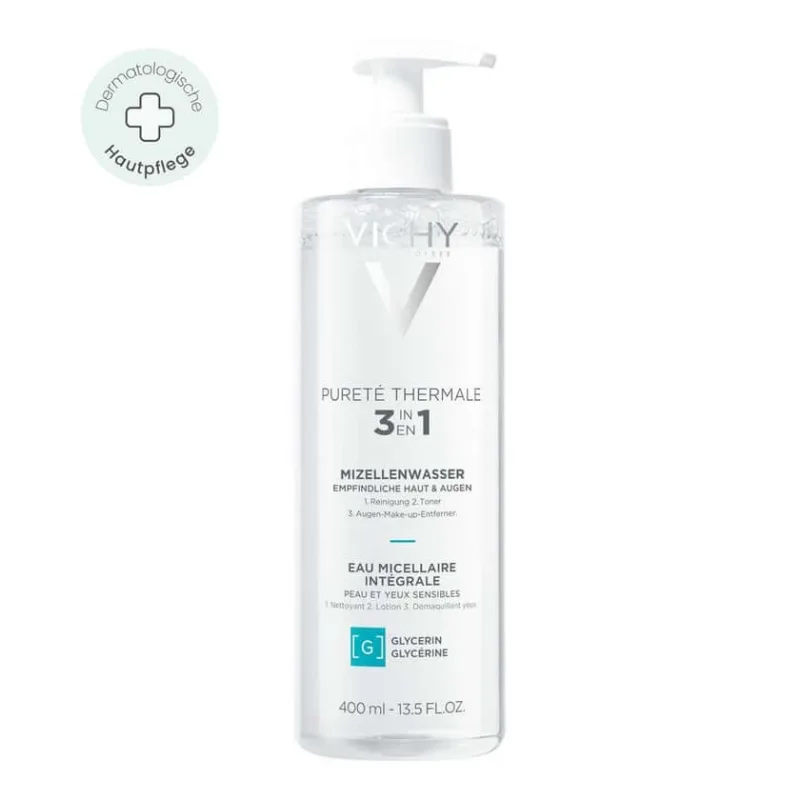 Vichy Pureté Thermale Minéral Micellar Cleansing Fluid pentru ten sensibil 400 ml — preț și oferte
