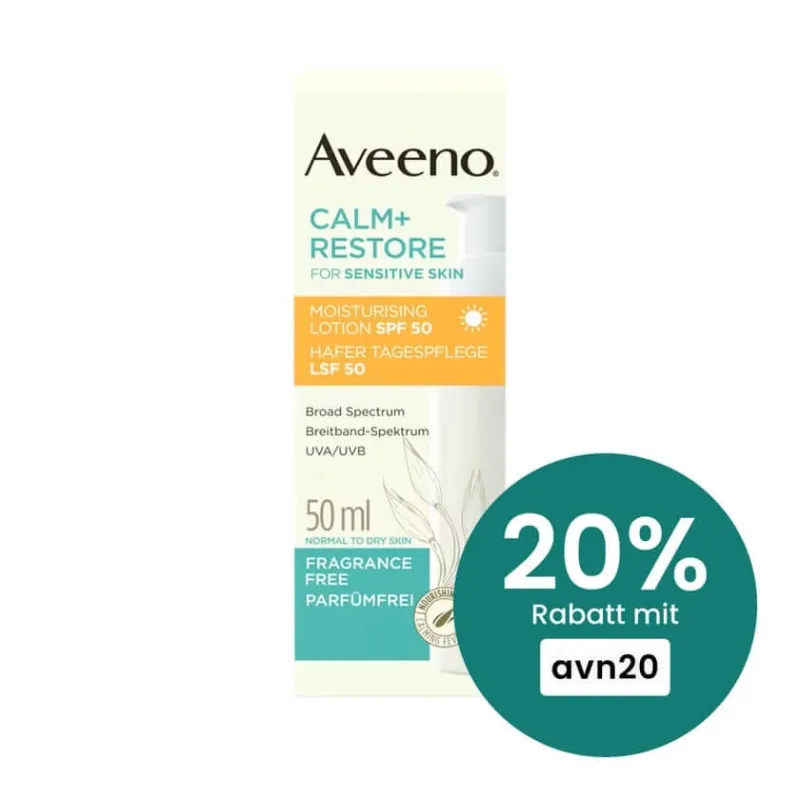 Aveeno Calm+ Restore Oat Day Care Lsf 50 50 ml — preț și oferte