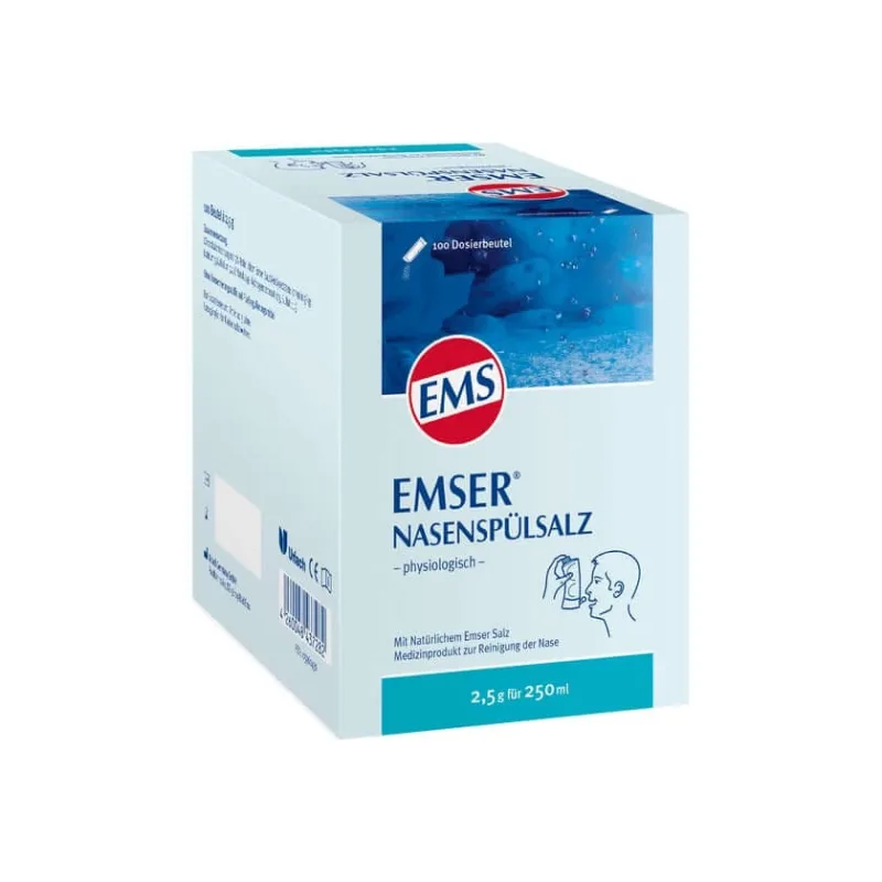 Sarea fiziologică de clătire nazală Emser 100 buc. — preț și oferte
