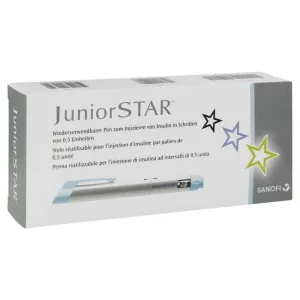 Dispozitiv de injectare Juniorstar argintiu 1 buc