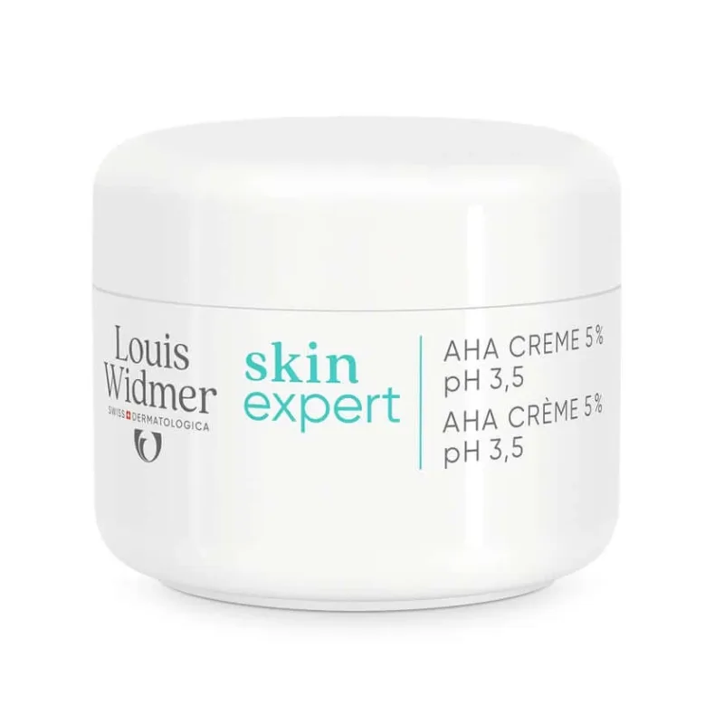 Louis Widmer skinexpert AHA cremă 5% neparfumată 50 ml — preț și oferte