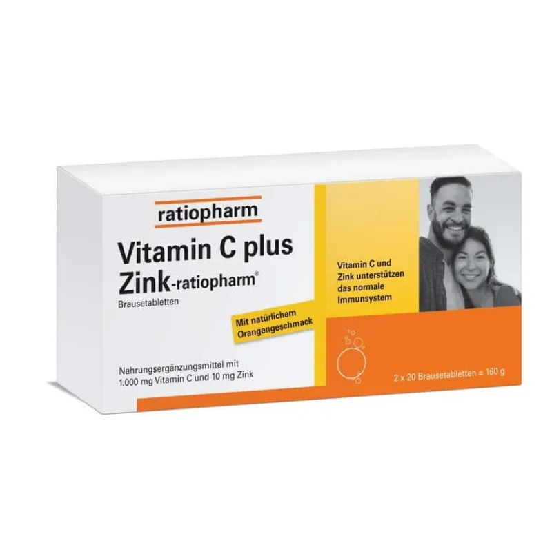 Vitamina C plus Zinc-ratiopharm 40 St — preț și oferte