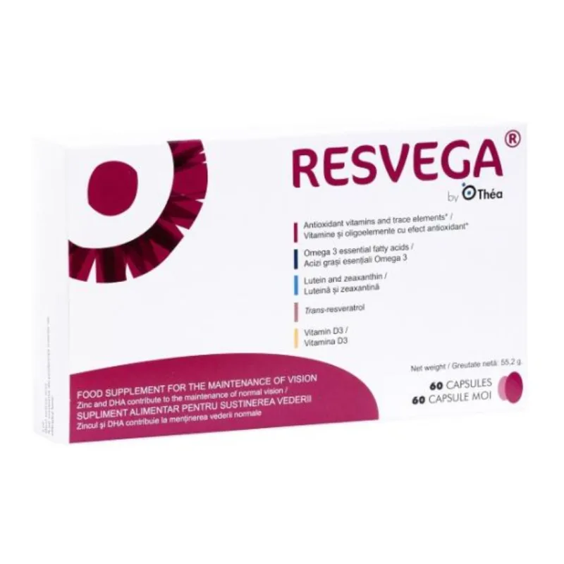 Resvega, 60 capsule, Laboratoires Théa LABORATOIRES THEA — preț și oferte