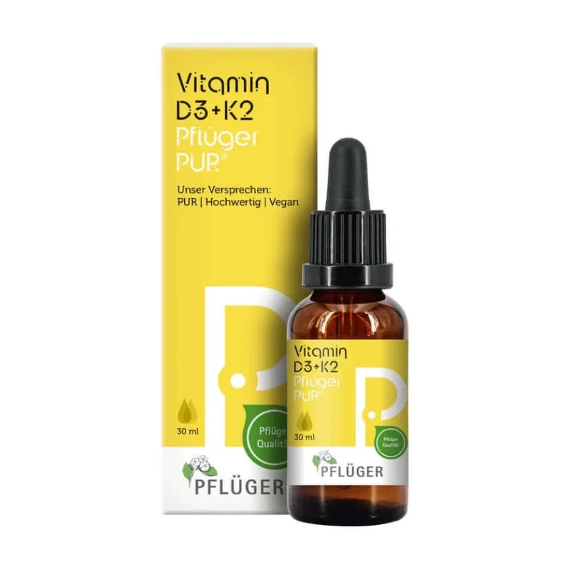 Vitamina D3+K2 Pflüger PUR 30 ml — preț și oferte