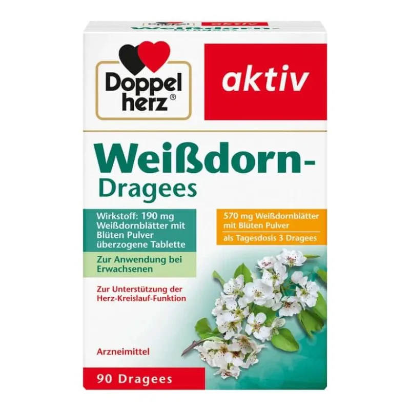 Dublă inimă activă păduceluri de păducel 90 capsule — preț și oferte