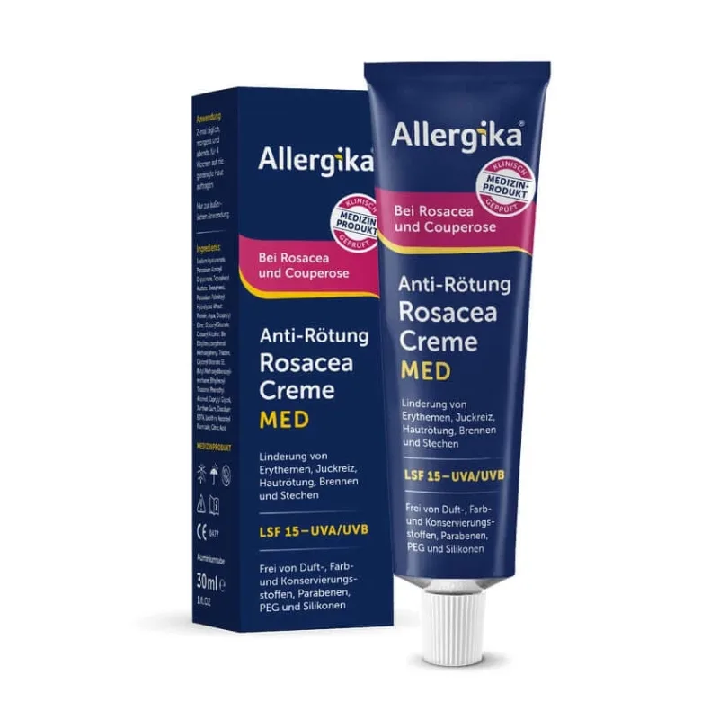 Allergika Cremă antiroșeață pentru rozacee MED SPF 15 30 ml — preț și oferte