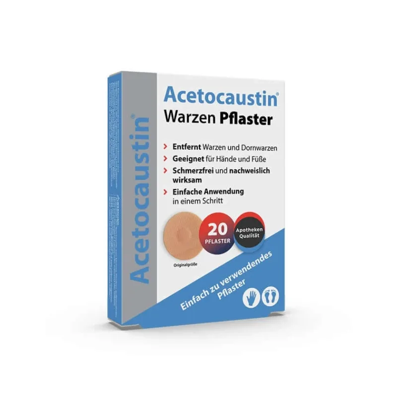 Plasturi pentru veruci Acetocaustin 20 buc — preț și oferte