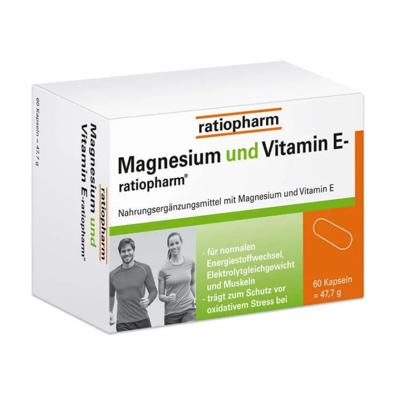 Magneziu și vitamina E ratiopharm 60 St — preț și oferte