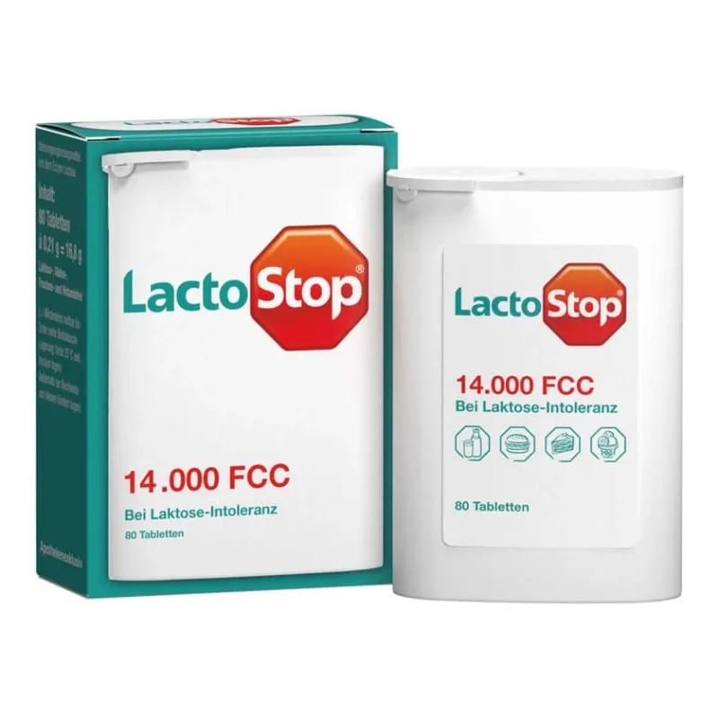 Lactostop 14.000 comprimate FCC în dozator 80 buc. — preț și oferte