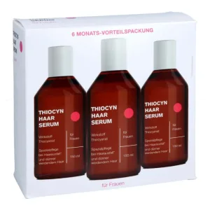 Thiocyn Ser de păr pentru femei Pachet de valoare Vegan 3X150 ml