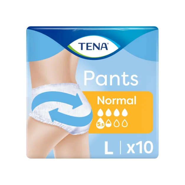 Scutece tip chilot pentru adulti Pants Normal, L, 10 bucati, Tena — preț și oferte