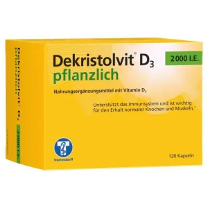 Dekristolvit D3 2000 U.I. capsulă vegetală 120 buc.