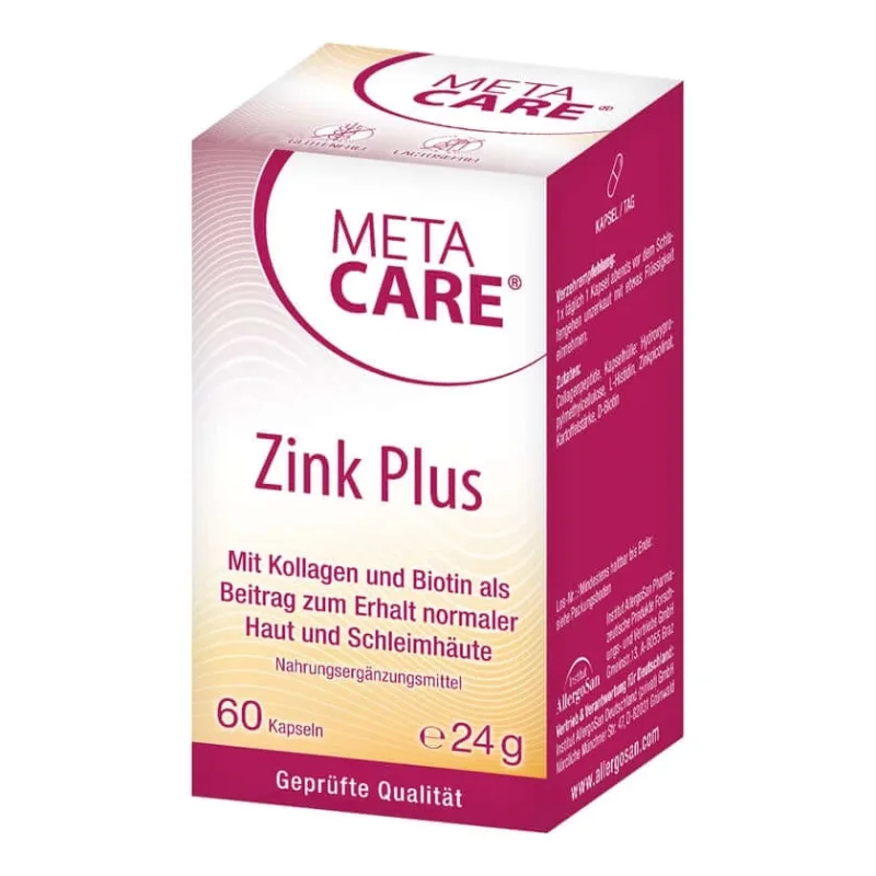 META CARE Zinc Plus 60 St — preț și oferte