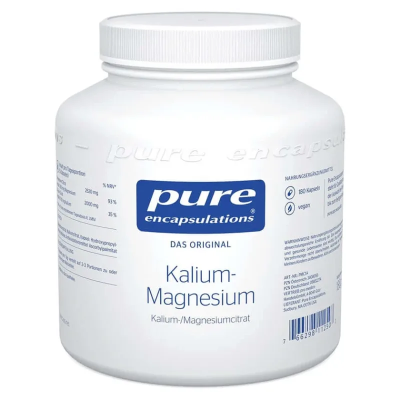 Încapsulări pure potasiu magneziu citrat 180 St — preț și oferte