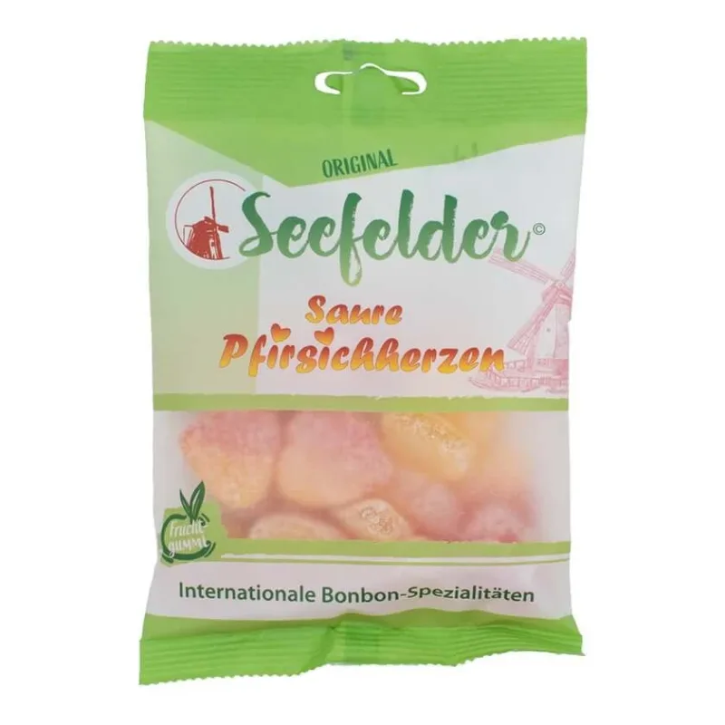Seefelder Sour Peach Hearts KDA 100 g — preț și oferte