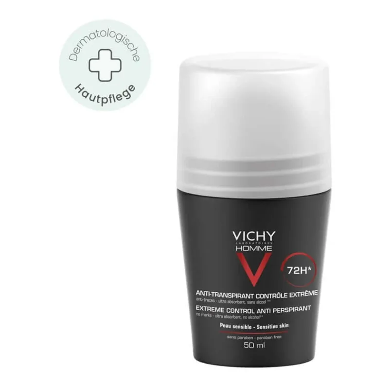 Vichy Homme Deo Roll-On Anti-Perspirant 72h 50 ml — preț și oferte