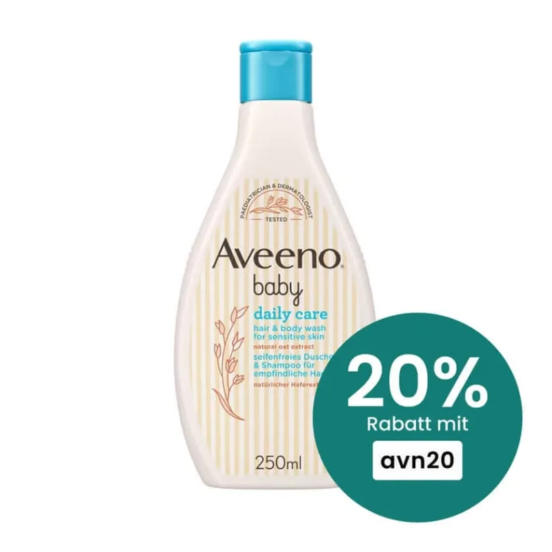 Aveeno Baby Daily Care Gel de duș și șampon fără săpun 250 ml — preț și oferte