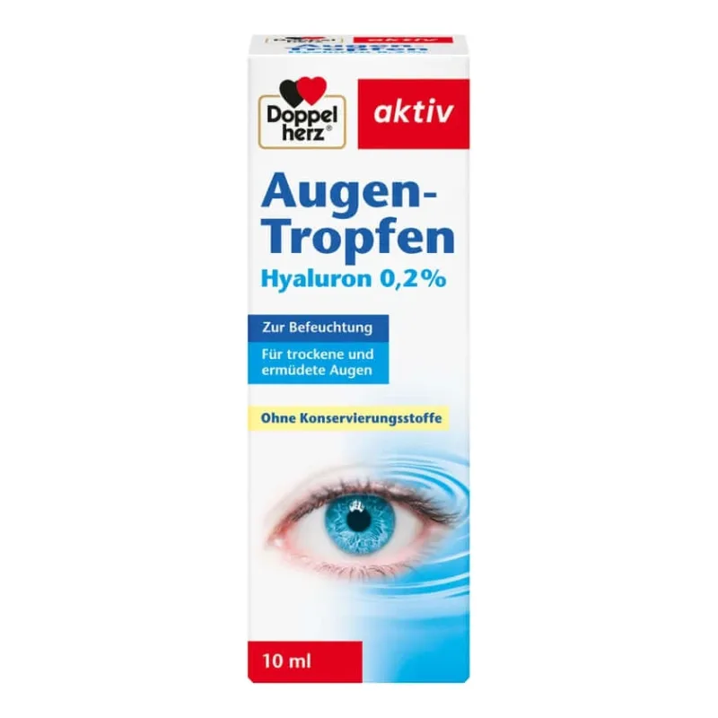 Picături active pentru ochi Double Heart Hyaluron 0,2% 10 ml — preț și oferte