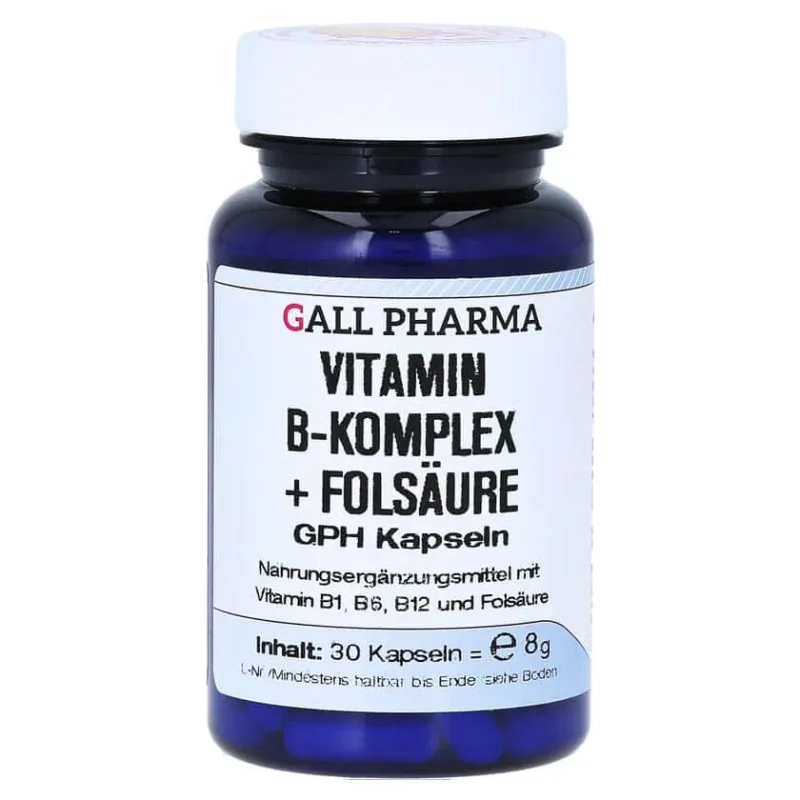 Vitamina B complex+acid folic capsule 30 Capsule — preț și oferte