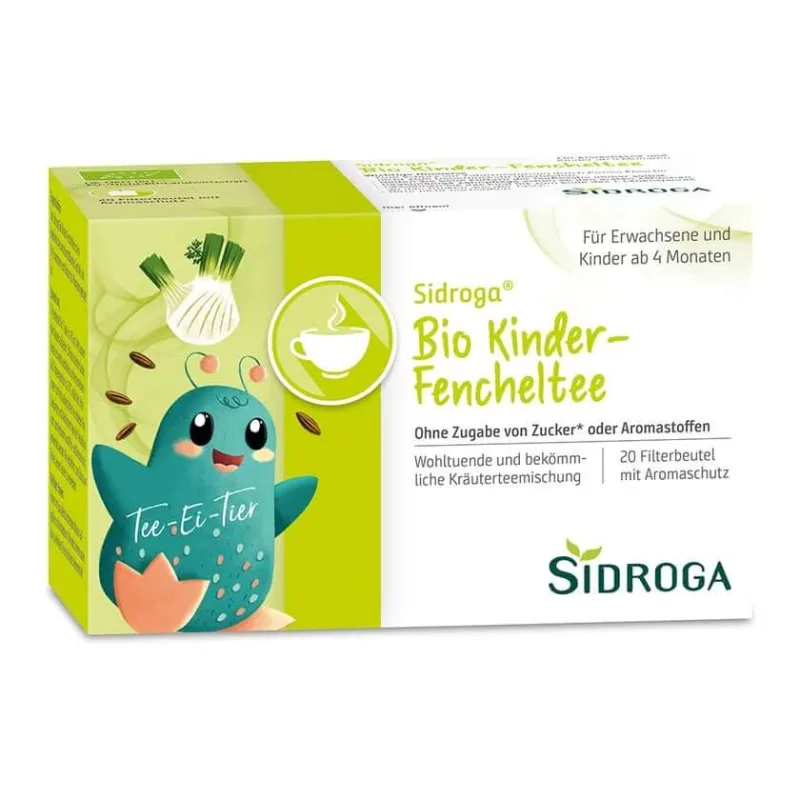 Sidroga Organic pentru copii Fenicul ceai filtru sac 20X2.0 g — preț și oferte