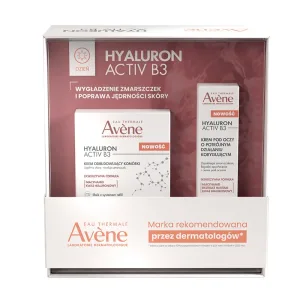 Avene Hyaluron Activ B3 Set de zi, cremă de restaurare celulară, 50 ml + cremă de ochi cu acțiune corectoare triplă, 15 ml AMBALAJ RUPT