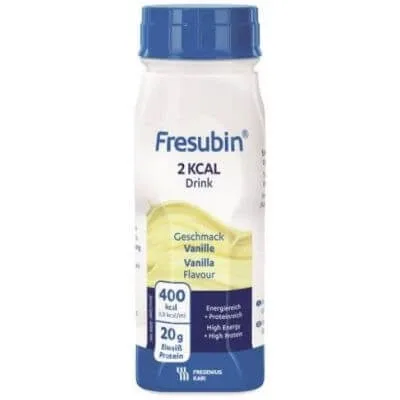 Fresubin 2 kcal băutură vanilie 4 sticle x 200 ml Fresenius Kabi Germania — preț și oferte
