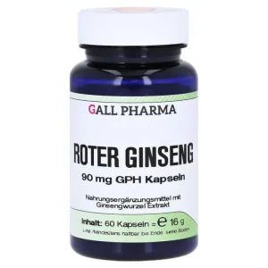 Ginseng roșu 90 mg GPH Capsule 60 Capsule