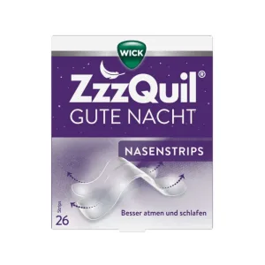 Wick Zzzquil Noapte bună benzi nazale 26 buc