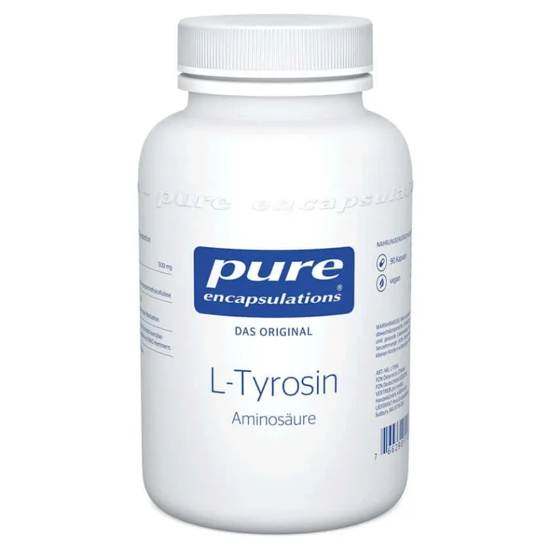 Încapsulări pure L-Tyrosine 90 St — preț și oferte