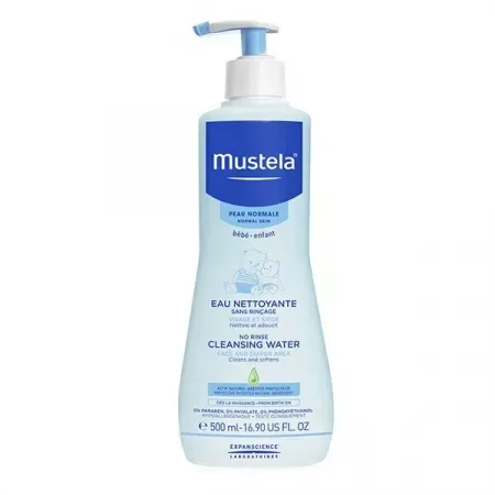 Apa de curatare fara clatire, Mustela | 500 ml — preț și oferte