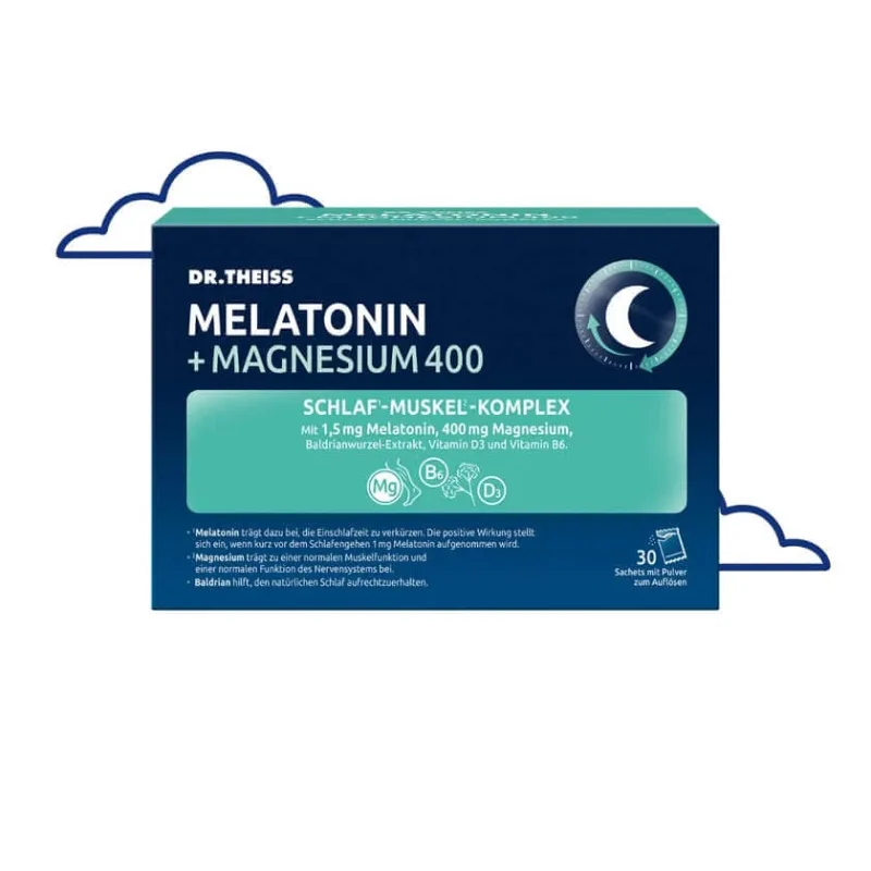 Dr.theiss Melatonină+magn.400 Complex de somn pulbere 30X5 g — preț și oferte