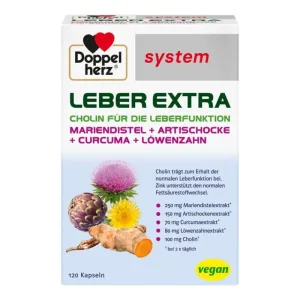 Inimă dublă Ficat Extra Sistem Capsule 120 Capsule