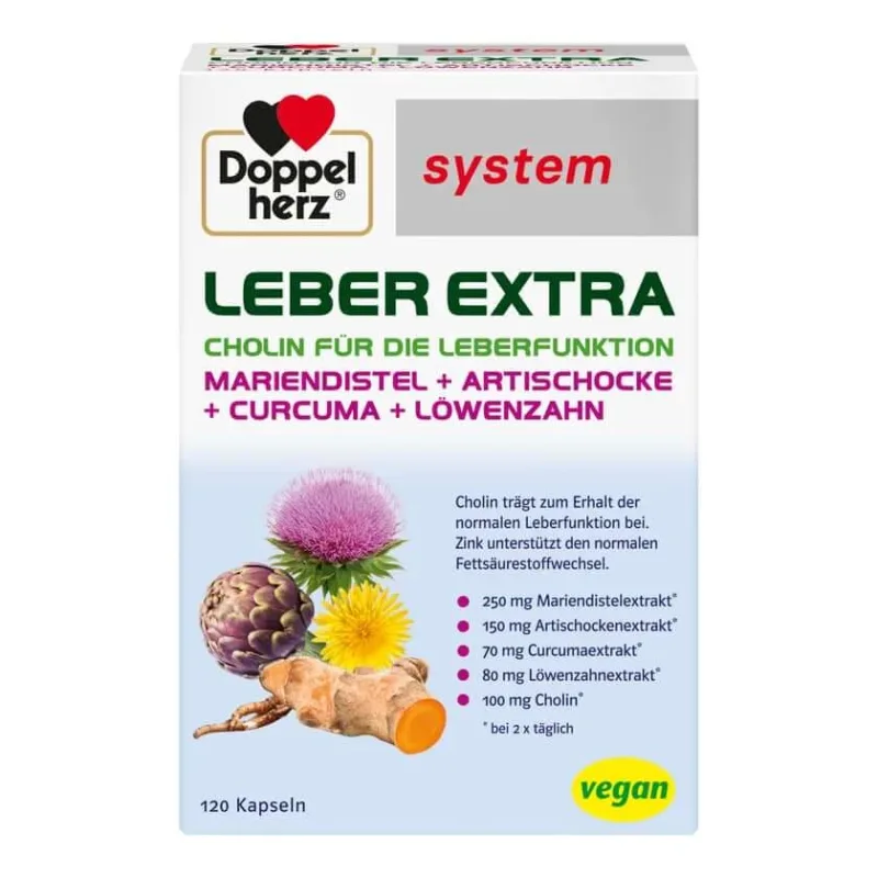 Inimă dublă Ficat Extra Sistem Capsule 120 Capsule — preț și oferte