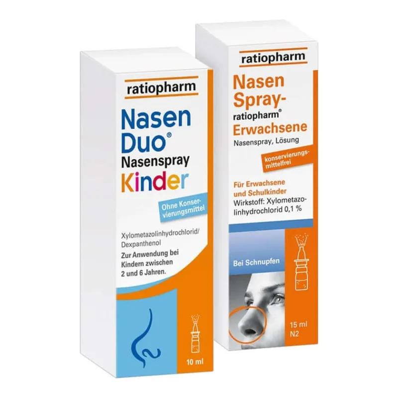 ratiopharm Nasensp Erw + NasenDuo Kind 1 set — preț și oferte