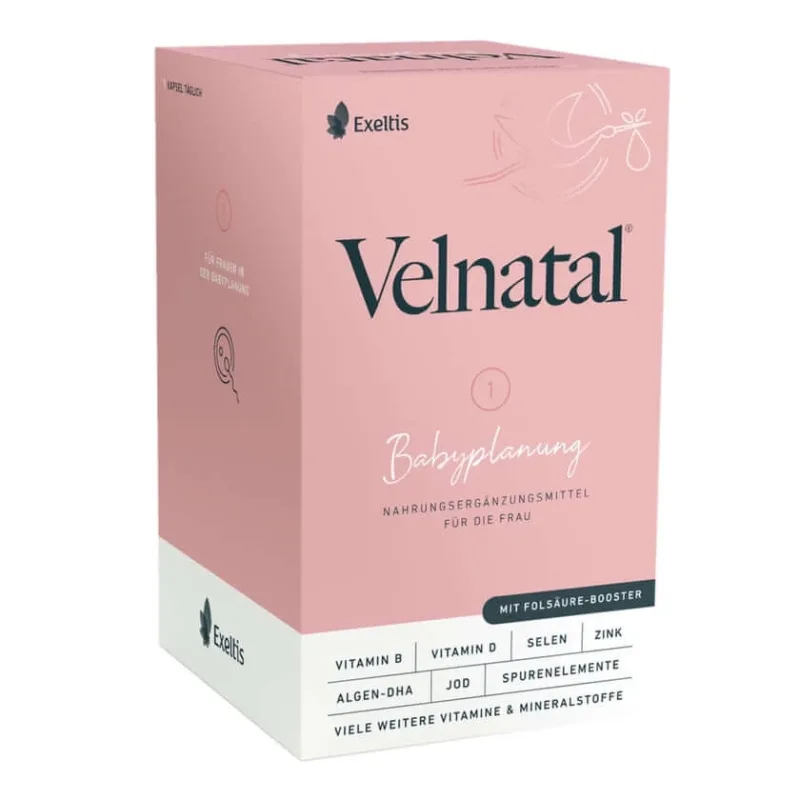 Velnatal baby planning capsule moi 90 buc — preț și oferte