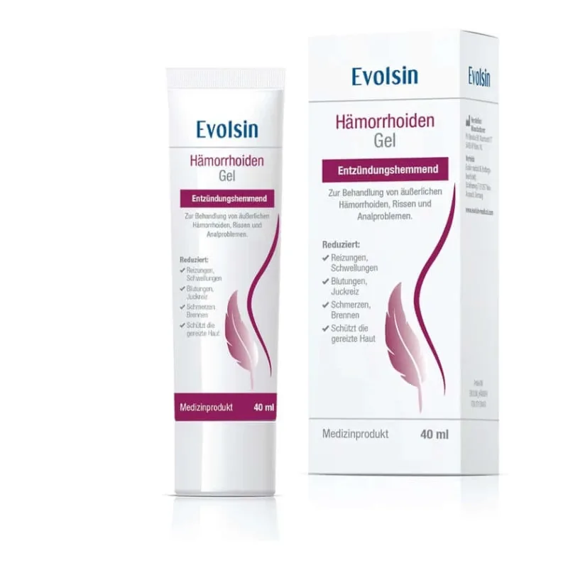 Evolsin gel pentru hemoroizi 40 ml — preț și oferte