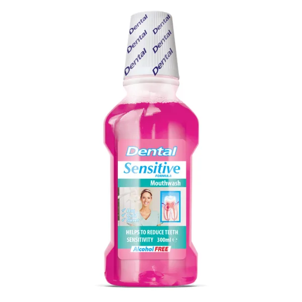 Apa de gura DENTAL Sensitive, Rubella | 300 ml RUBELLA INFINITY — preț și oferte