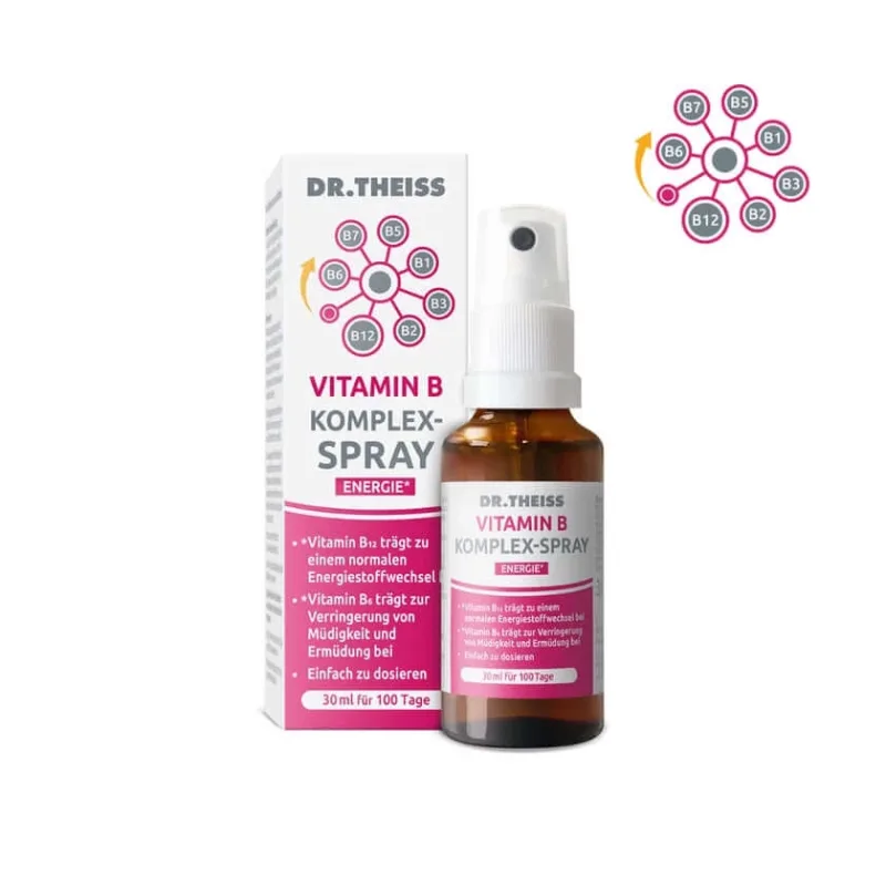 Spray cu complex de vitamina B Dr Theiss 30 ml — preț și oferte