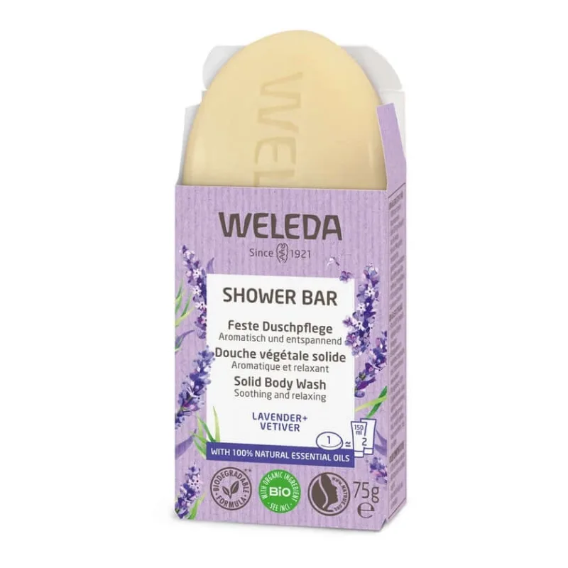 Weleda Solid Shower Care Lavandă + Vetiver 75 g — preț și oferte