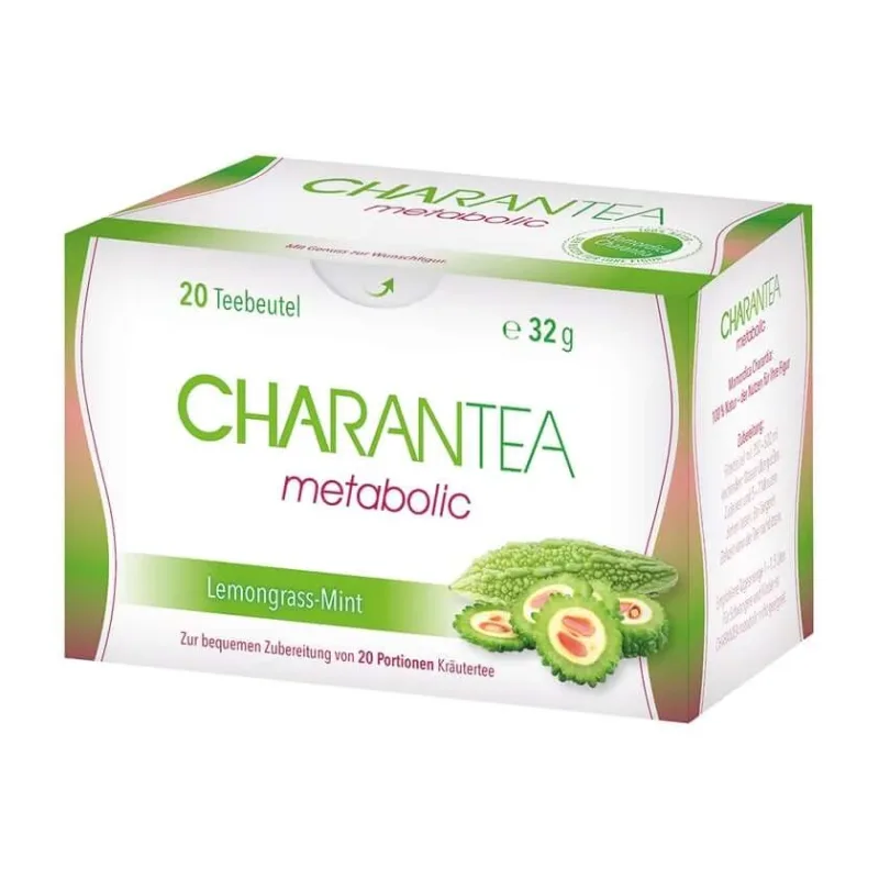 CHARANTEA Metabolic Lemongrass-Mint Tea 20 Capsule — preț și oferte