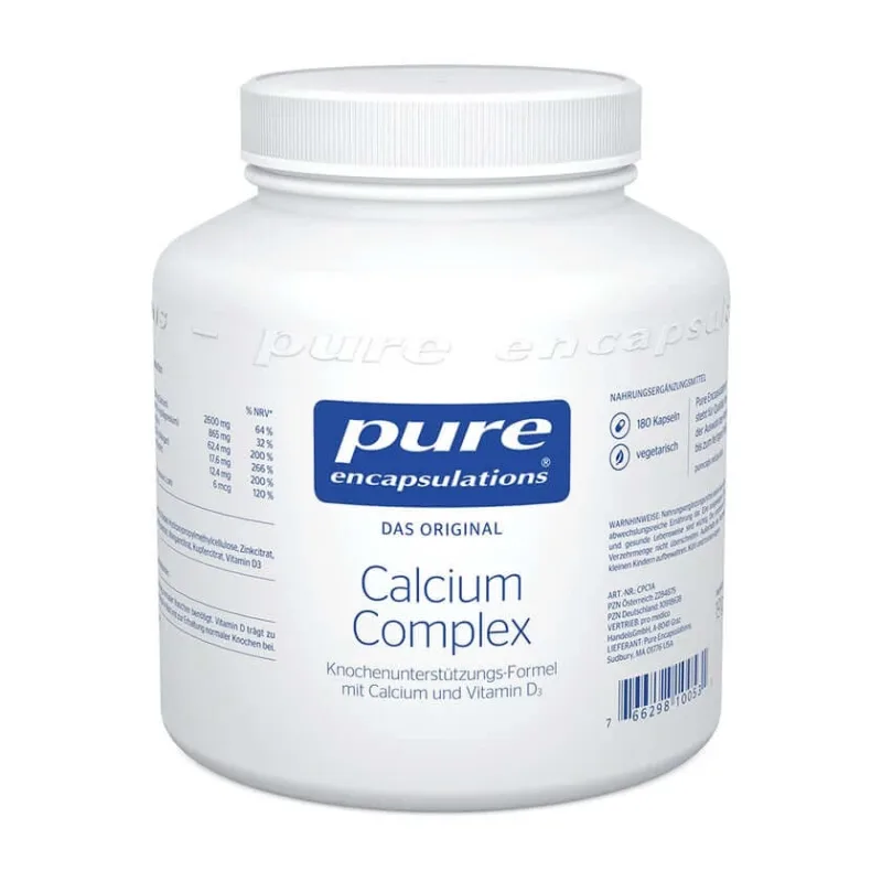 Încapsulări pure Calcium Complex 180 St — preț și oferte