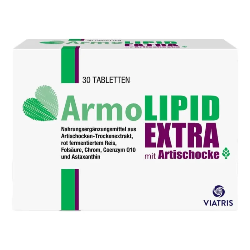 Armolipid Extra Tablete cu Anghinare 30 Capsule VIATRIS — preț și oferte