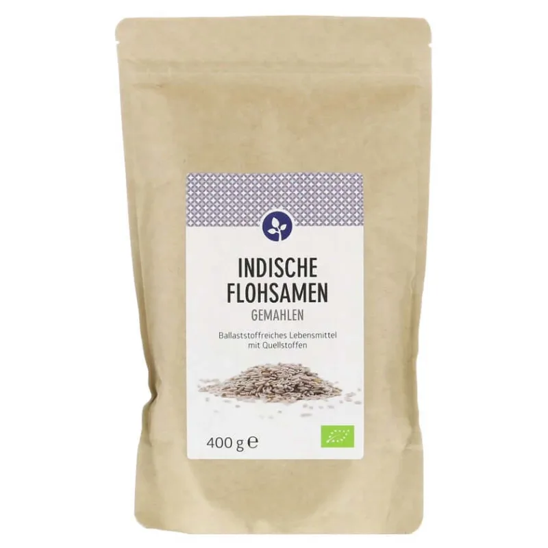Semințe de psyllium indian măcinate organic 400 g — preț și oferte