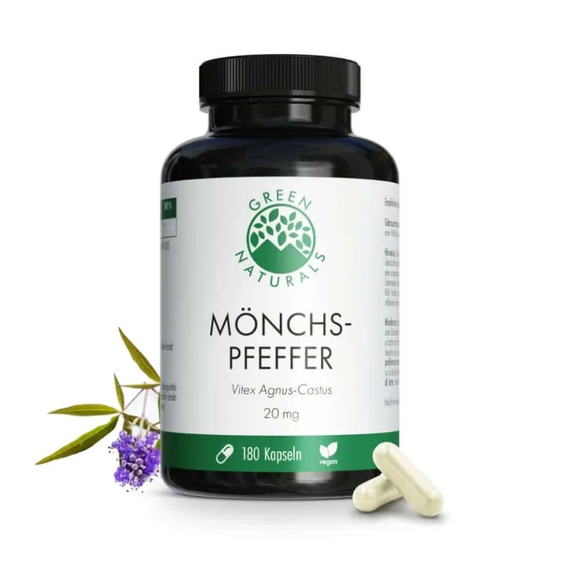 GREEN NATURALS Piper de călugăr 20 mg doză mare 180 St — preț și oferte