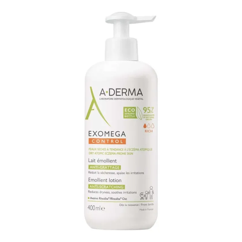 A-Derma EXOMEGA Control Lapte lubrifiant 400 ml — preț și oferte